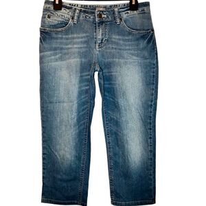 J Jill Skinny Jeans Capris in Blue Wash Women’s 4